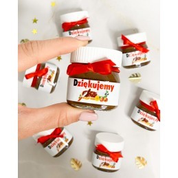Mini Nutella - Słodkie podziękowania dla gości