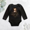 Personalizowane body z długim rękawem Miś