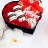 Box serce mini NUTELLA rafaello | Kochamy Was | Prezent dla rodziców