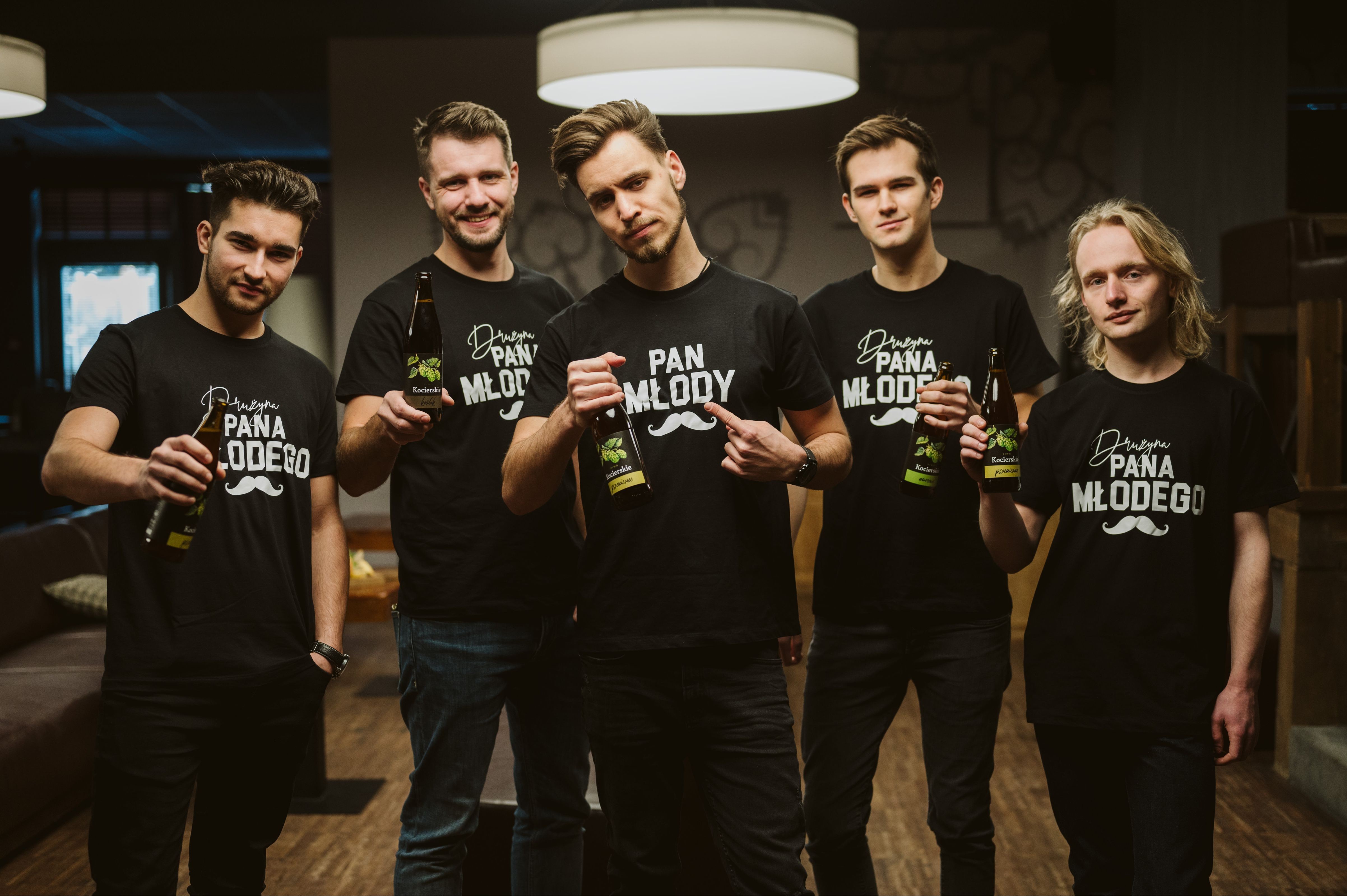 Koszulki na wieczór kawalerski ZESTAW