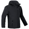 SOFTSHELL TUNDRA CZARNY ROZM. L