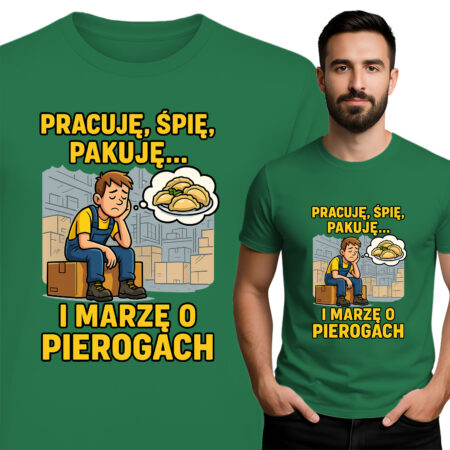 'Pracuję, śpię, pakuję... i marzę o pierogach'