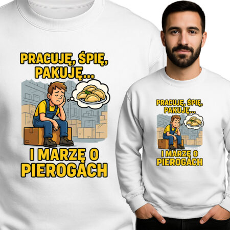 'Pracuję, śpię, pakuję... i marzę o pierogach'