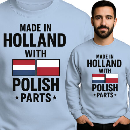 'MADE IN HOLLAND WITH POLISH PARTS'