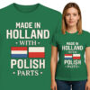 'MADE IN HOLLAND WITH POLISH PARTS'