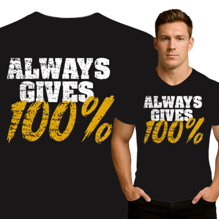 'Always Gives 100%'