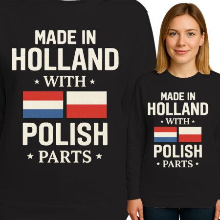 'MADE IN HOLLAND WITH POLISH PARTS'