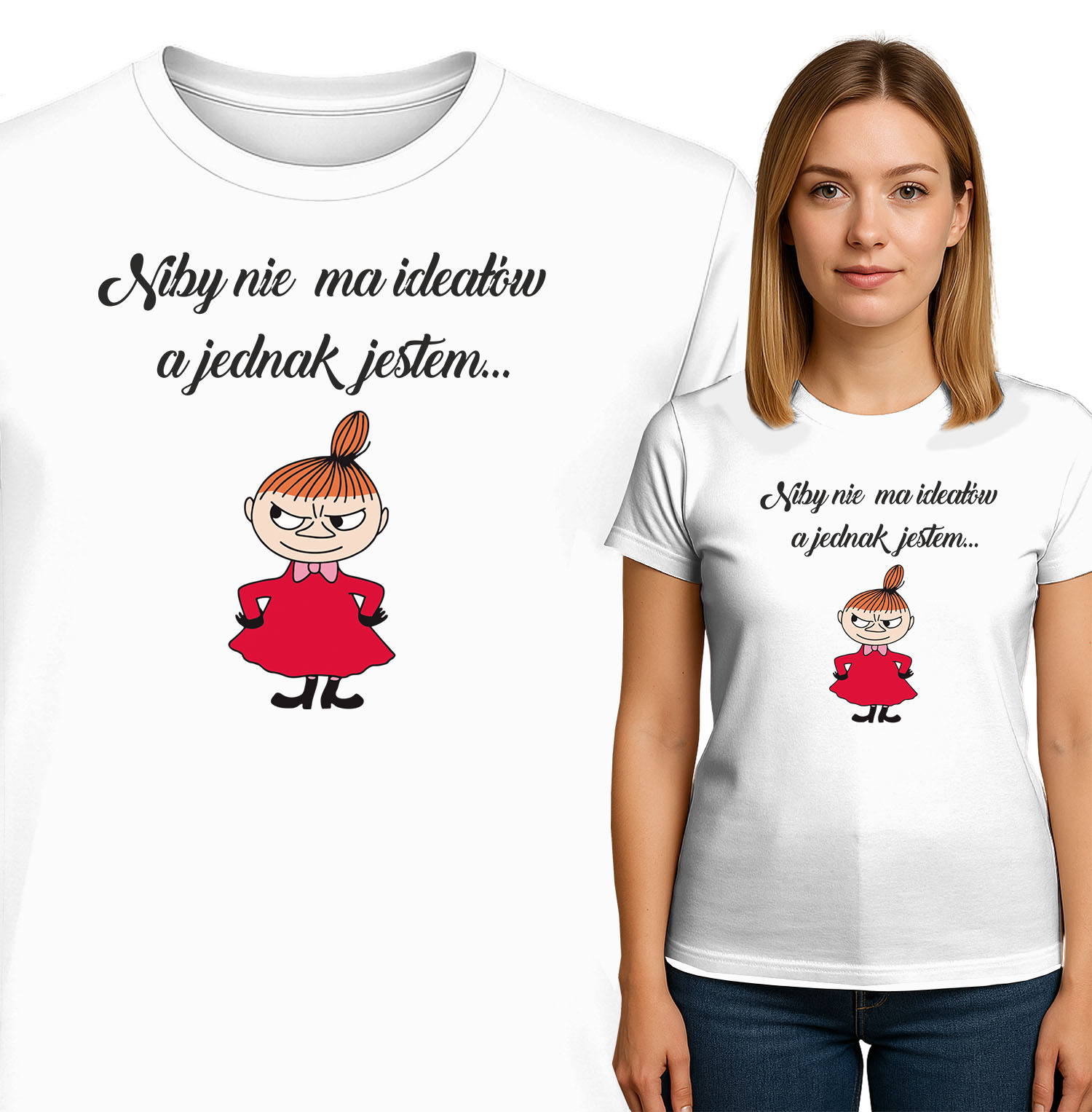 'Niby nie ma ideaów a jednak jestem...'