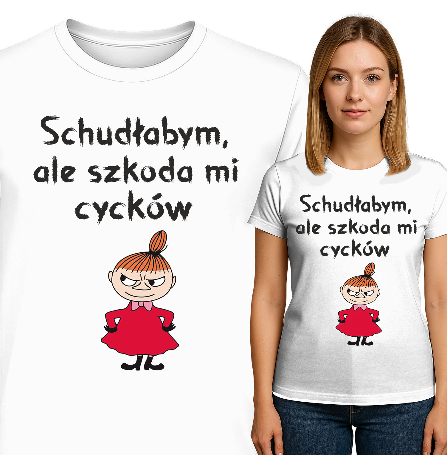 'Schudłabym, ale szkoda mi cycków'
